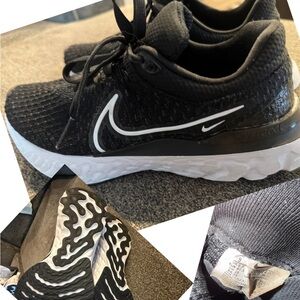 Nike Black and White Athletic Sneakers